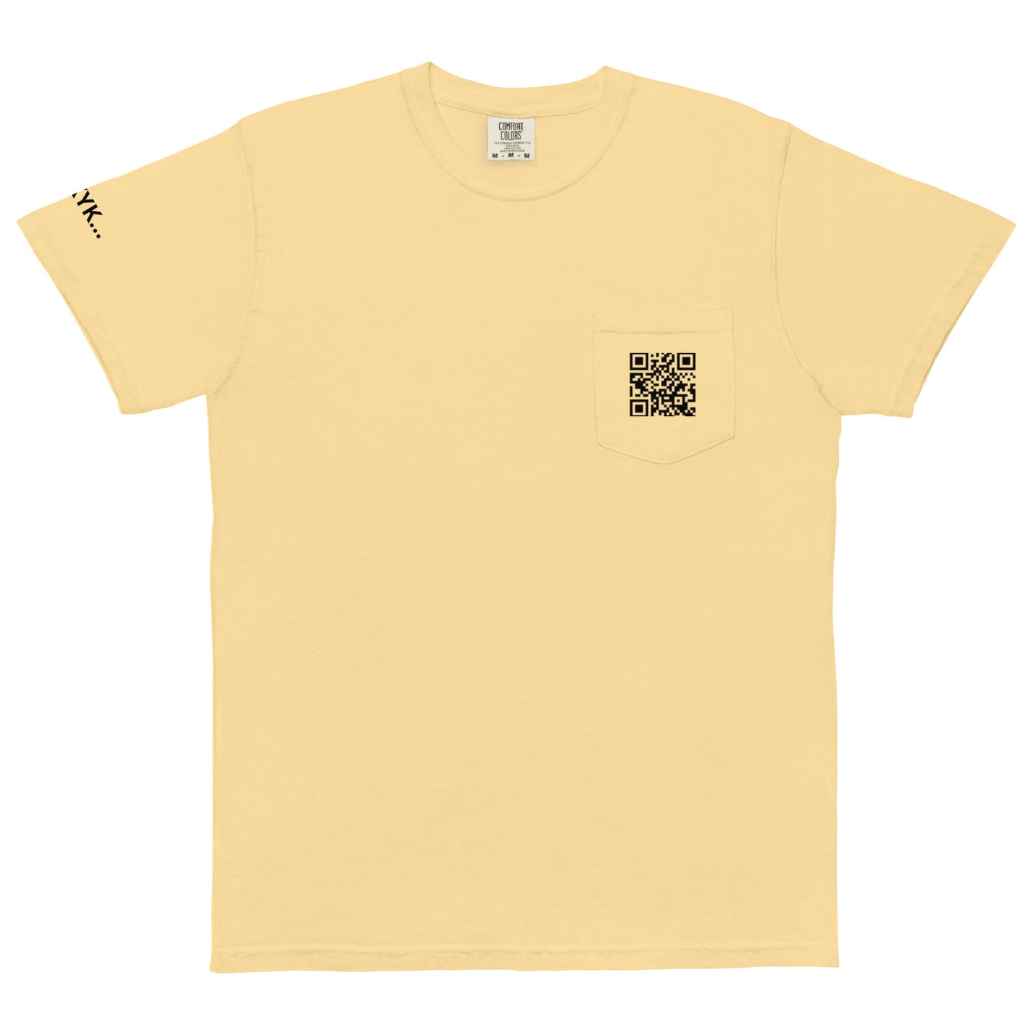 Unisex garment-dyed pocket t-shirt