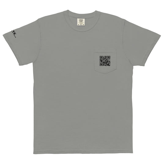 Unisex garment-dyed pocket t-shirt